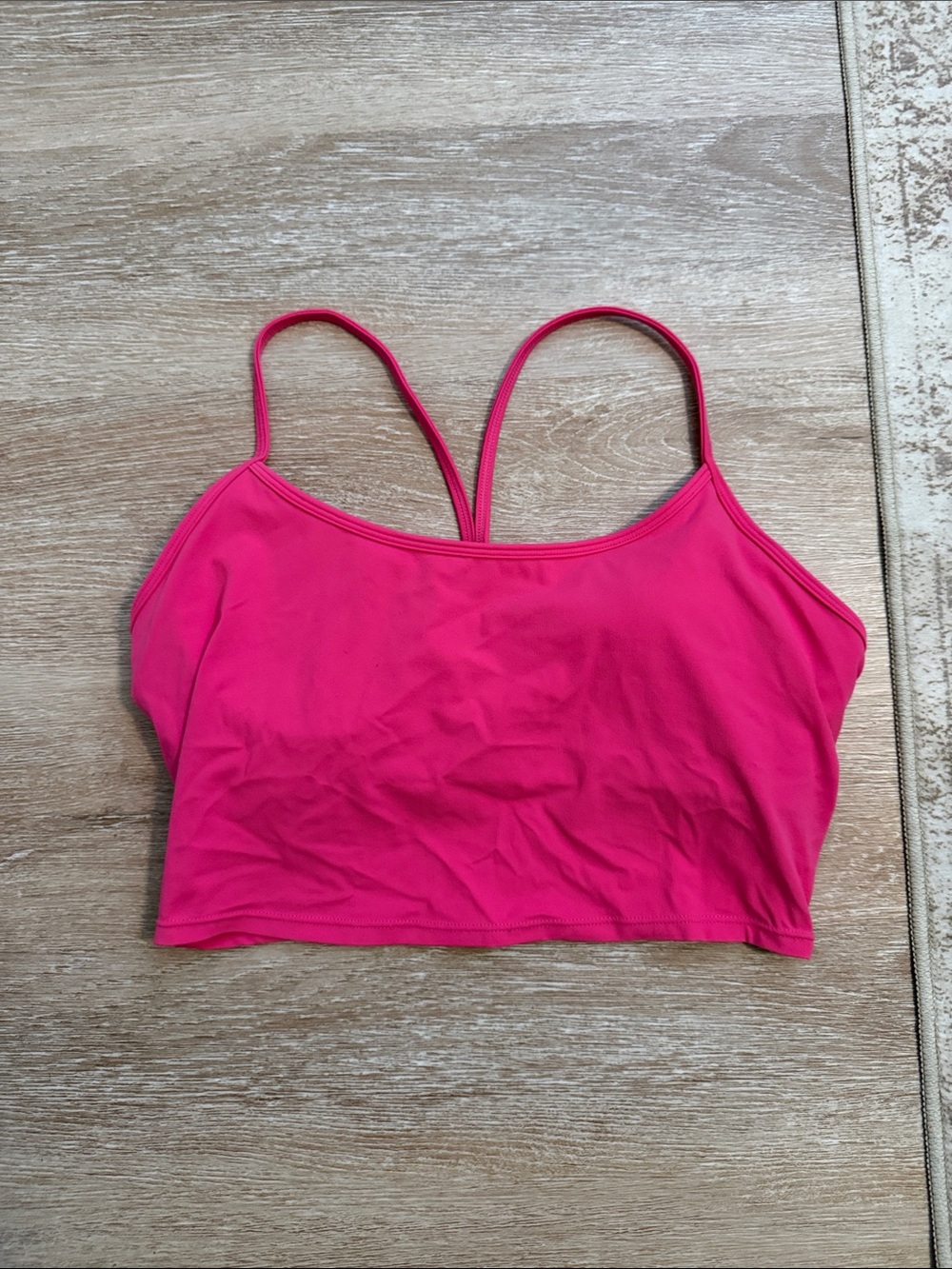 ComfrtCore™ Strappy Crop Tank - Limited Edition: Hot Pink - Picture 4 of 5